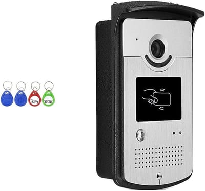 Video Deurbel Systeem - Intercom Deurtelefoon - Veiligheid Thuis - Infrarood Nachtzicht - 4.3 inch Scherm - Zilver