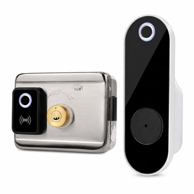 Vingerafdrukslot met RFID - Smart Deurslot Anti-Diefstal Zwart