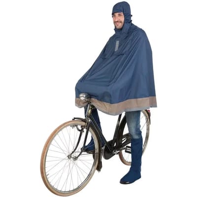 Regenponcho met capuchon en draagtas Tucano Urbano Garibaldina