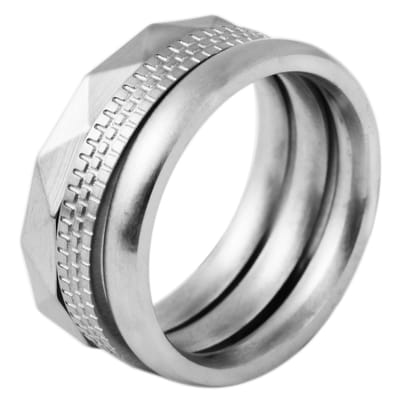 AKZENT Akzent dames ring Dacia, zilverkleurig, duurzaam