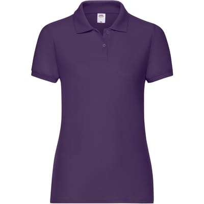Fruit of the Loom Dames/dames Poloshirt (Paars)