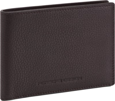 PORSCHE DESIGN Leren Kaarthoes Business Billfold 10 W Dark Brown Bruine