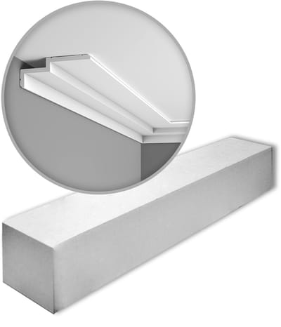 Orac Decor C391 MODERN STEPS 1 doos 10 stukken Kroonlijst 20 m
