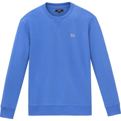 LEE - maat XL - PLAIN CREW SWS SUMMER BLUE