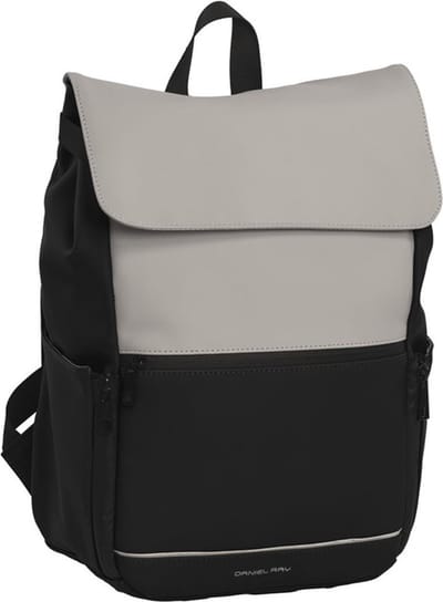 Daniel Ray Tacoma Laptop Rugzak Waterproof - 14 inch - Zwart / Lichtgrijs