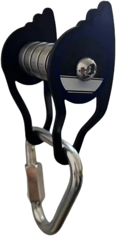 Zipline Katrolset - Slackline Trolley - Buiten Avontuur - Hoge Draagkracht - 200 Kg Capaciteit - Blauw