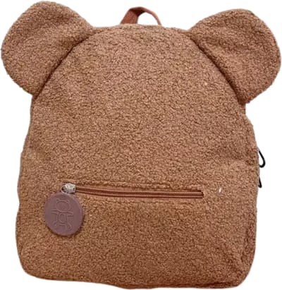 Livano Teddy Tas - Fluffy - Rugzak - Backpack - Schooltas - Dames - Heren - Meisje - Jongens - Bruin