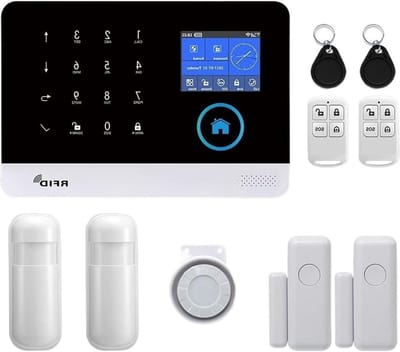 Draadloos Alarmsysteem - WIFI GSM - Huis Beveiligen - App Bediening - 99 Zones - Zwart