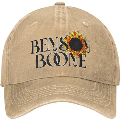 Benson Boone Baseballpetten Vintage Verweerd Denim Hoofddeksels Voor Mannen Vrouwen Buiten Hardlopen Verstelbare Petten Pet Mode Adjustable beige
