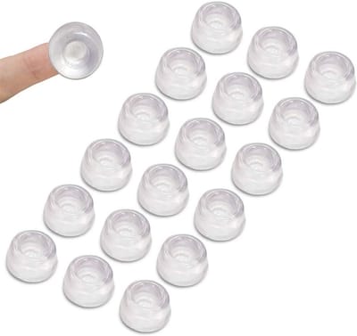 Elastische Transparante Meubelbuffers 22 mm - Zelfklevende Rubber Noppen voor Meubels en Apparaten - 18 Stuks