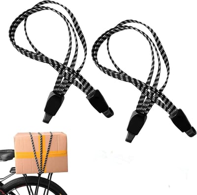 Fietsspanbanden 3-in-1 met haak - Verstelbare bagagespanner voor fiets en motor