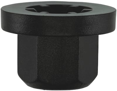 Wurth - Kunststof zeskantmoer - Kunststof moer, type 1 x 100 st Sleutelwijdte 10 mm