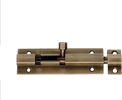 Antieke bronzen vatbout 87 x 25 mm voor houten deuren - opbouwmontage deurvergrendeling voor slaapkamer, badkamer, kast en poort, duurzaam en stijlvol