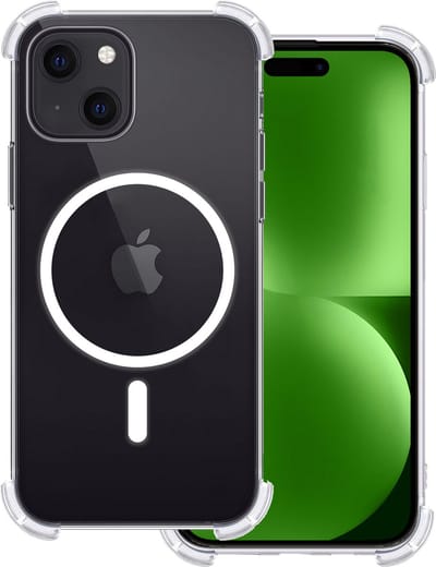 Hoesje Geschikt voor Apple iPhone 15 - Magsafe Compatible - Sterk & Shockproof - Back Cover - Shock Proof Case - Telefoon Hoes Shockproof - Transparant