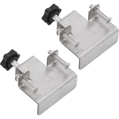 2 Stuks Kastdeur Montage Jig 2mm Dikte 139mm Klembereik Roestvrij Staal Kastdeur