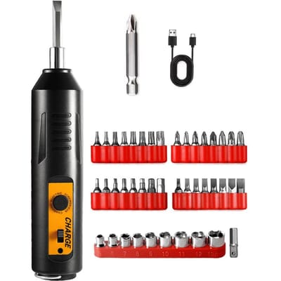 Zeer nauwkeurige elektrische schroevendraaierset Multifunctionele schroevendraaier USB-oplaadelektronica High configuration veelkleurig