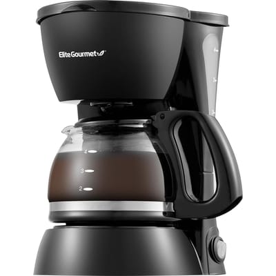 Ehc4128 Automatische 4-Kops Druppelkoffiezetapparaat Met Pauze N Serve Glazen Kan Herbruikbaar Filter Aan/Uit Schakelaar Warmhoudfunctie Waterniveau Indicator Zwart United States black