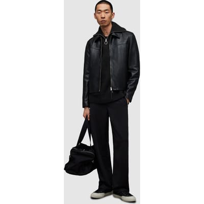 AllSaints Asteroid Zip Funnel Black Maat: XXL | Sweaters Outlet | Heren | Zwart