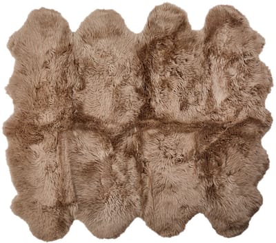 Natures Collection - Premium 8 dubbele Nieuw- Zeelandse schapenvacht - Langharig - Kleed 180x214 cm