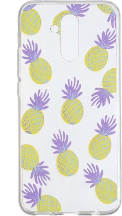 Shop4 - Huawei Mate 20 Lite Hoesje - Zachte Back Case Ananas