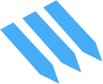 CombiCraft PVC Steeketiketten 60 x 13 mm Blauw - 100 stuks