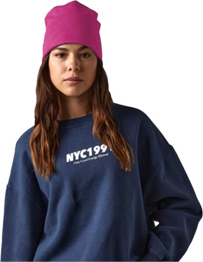 Beechfield Wintermuts Beanie Kiruna - fuchsia roze - heren/dames - jersey - lichtgewicht winter mutsen