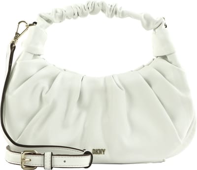 DKNY Handtas Schoudertas Reese Demi Crossbody Optic White Wit