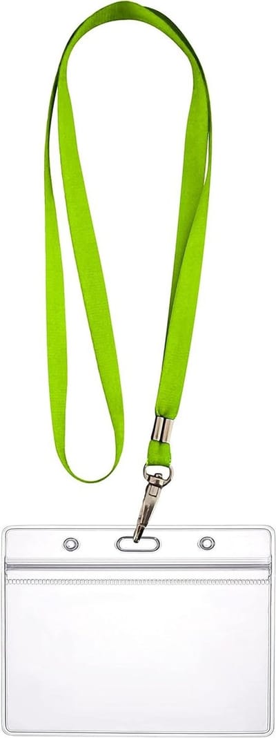 ID-kaarthoes - Kaarthouder Flexibel - Identificatie Beschermen - Waterdicht Ontwerp - 85 x 65 cm - Neongroen