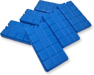 Set van 6 Koelaccu's van 400 ml - Herbruikbare Koelelementen voor Koeltas en Koelbox - BPA-vrij Kunststof - Ideaal voor Picknick, Reizen en Camping