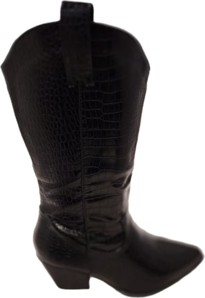 LUCKYSHOES- COWBOY LAARS-CROCODILE FAKE LEDER-7CM HAK-41