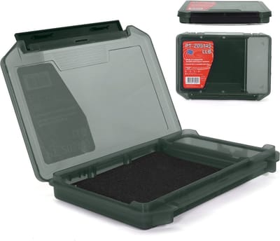 Eurocatch - Pro Tackle LureBox - 20G -Indeelbaar - Incl Foam - Tacklebox - Viskoffer - Grey - Sorteerdoos