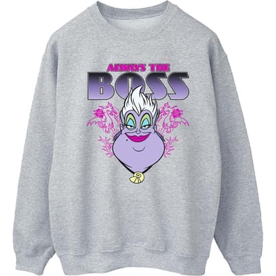 Disney Dames/Dames De Kleine Zeemeermin Ursula Mama Is De Baas Sweatshirt (Sportgrijs)