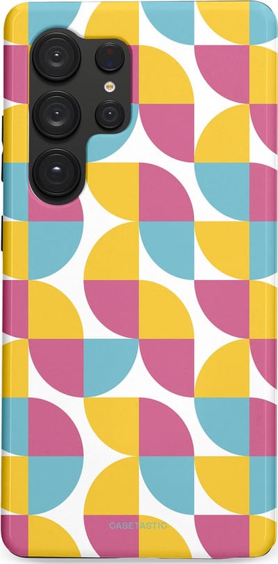 Casetastic Hoesje Geschikt voor Samsung S25 Ultra - Stijlvolle Beschermende Duo-layer Case - Cirkeldroom