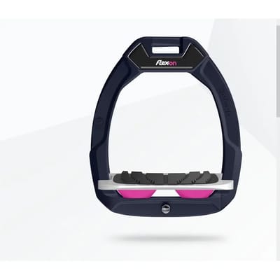 Veilige rijstijgers Schuin Grip Marine/Grijs/Roze Flex-On Safe-On