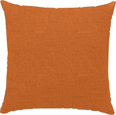 Sierkussens Set - Kussens Bank Tuin - Buiten Zitten Comfort - Slijtvast Gevlochten Stof - 4x 45x45 Cm - Oranje