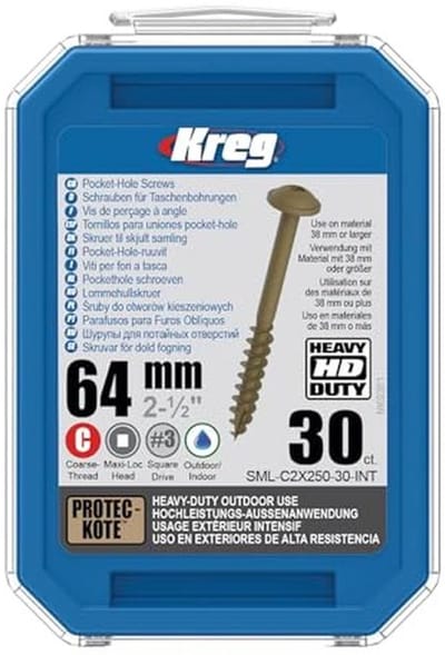 HD schroeven 14 x 64 mm - dikke schroefdraad - Maximale houdkracht