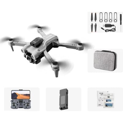 K9Pro Afstandsbediening Drone Dubbele camera 4K Groothoek Optische stroom Positionering Obstakel vermijden Mini Opvouwbare Quadcopter Speelgoed Cadeau 1 battery