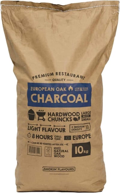 Houtskool European Oak 9KG Smokin' Flavours