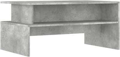 Salontafel 90x55x42.5cm Gesneden Hout Zwart