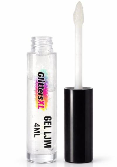 GlittersXL® - Huid Lijm voor Chunky Glitters - Glitterlijm voor Lichaam en Gezicht - Biologisch Afbreekbaar Festival Glitters - Face & Body Jewels Make-up - Glittergel Tattoo - Glitter Gel Glue