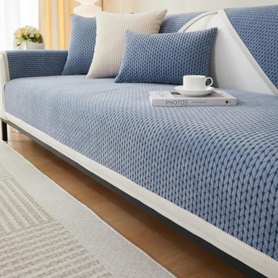 Licht Luxe Effen Kleur Bankkussen Vier Seizoenen Algemene Stoffen Woonkamer Modern Eenvoudig Bankkussen Antislip Armleuning Rugleuning Handdoek 70*70cm