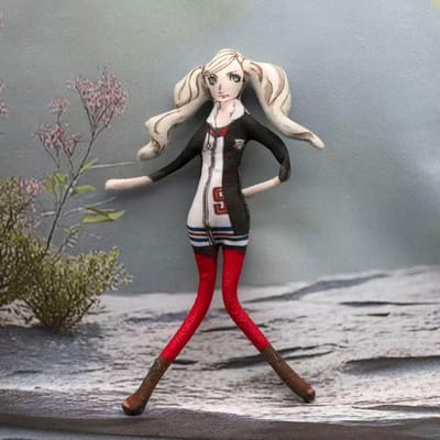 Persona 5 Royal Joker Kasumi Yoshizawa Anime Cosplay Knuffelpop Handgemaakt Abstract Gewricht Draaibaar Pluche Speelgoed Cadeau 28cm