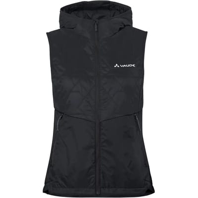 VAUDE Freney Vest V, functioneel vest, dames outdoor sportvest, met capuchon, slim fit