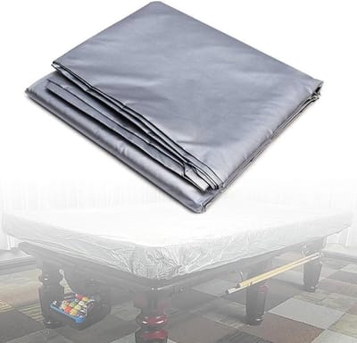 Tafel Beschermhoes - Beschermhoes Tafel - Tafel Beschermen - Stof- en Waterdicht - 9ft - Zilver