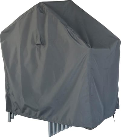 sweeek - Beschermhoes, donkergrijs - polyester hoes voor set van 8 stoelen / fauteuils