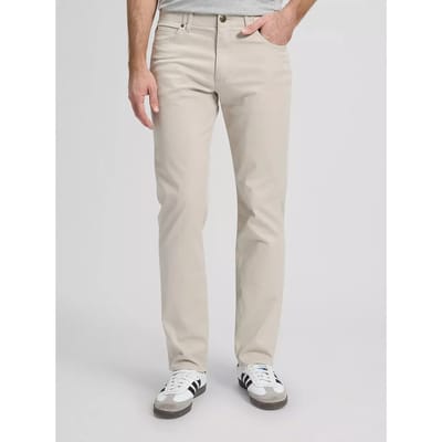 Lee Extreme Motion Straight Fit Broek Beige 30 / 32 Man