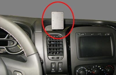 Brodit ProClip houder geschikt voor Fiat Talento II - Nissan NV300 - Renault Trafic 2016 - Opel Vivaro 2015-2019 Center mount