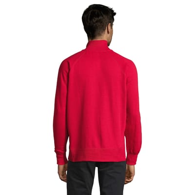 SOLS Heren Sundae jas met rits (Rood)