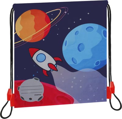 Starpak gymtas - rugzak - sporttas - 40x33 cm - Astronaut - zwemtas