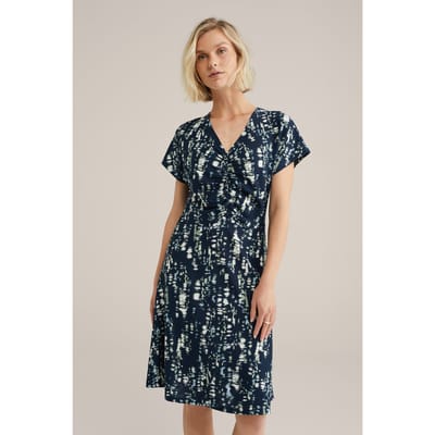 WE Fashion Dress Mid Length Navy Blue Taglia: XS | Abiti Midi Outlet | Donna | Blu